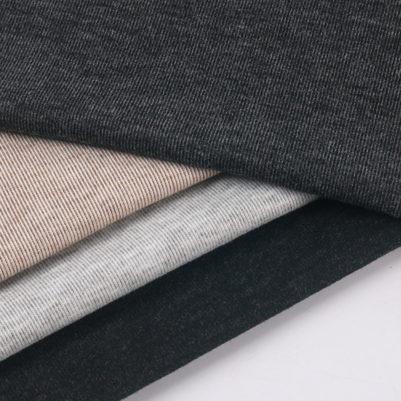 Twill single-sided cotton cashmere fabric for autumn and winter brushed knitted fabric for sweatshirts and thermal underwear lining fabric Specification image