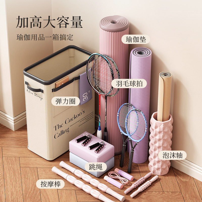 收纳箱/百纳箱棉麻/带轮整理箱/收纳/露营收纳箱产品图