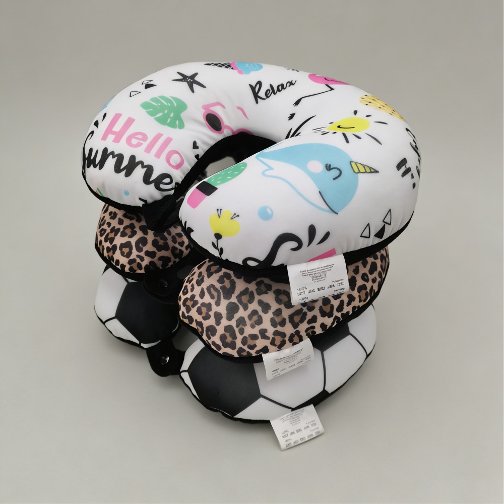 旅行颈枕自动充气垫旅行枕茉莉香型便携舒适睡眠枕头