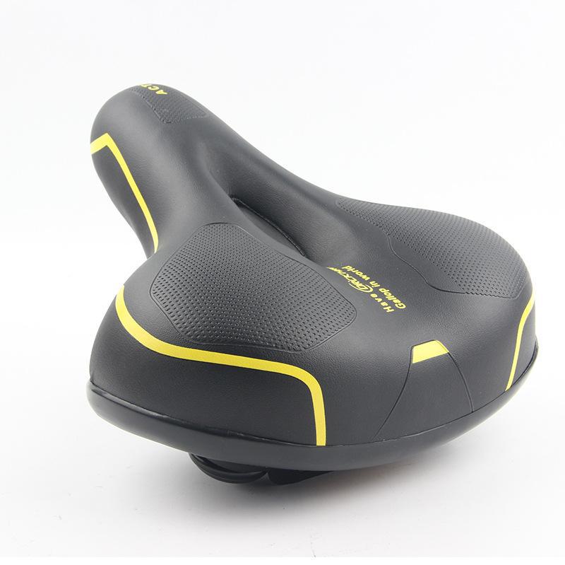 Seat cushion, mountain bike seat cushion, wide rear end, soft saddle, seat accessories, reflective film, bicycle accessories Item Picture