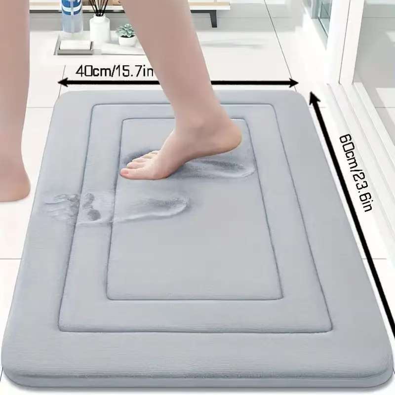 Cross-border bathroom floor MATS, thickened memory foam, anti-slip MATS for bathroom doors, coral fleece foot MATS, direct supply and wholesale from the manufacturer Application Scenario