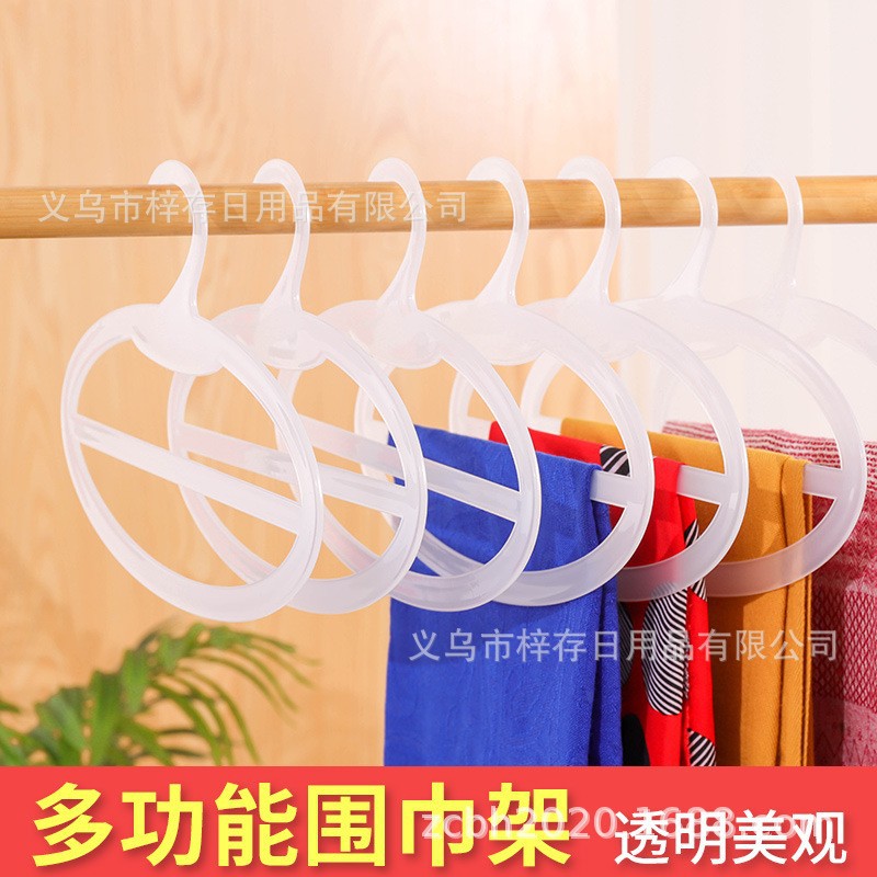 Factory direct supply of oval plastic round hooks for scarves, oval scarves, silk scarf racks, and circle hooks