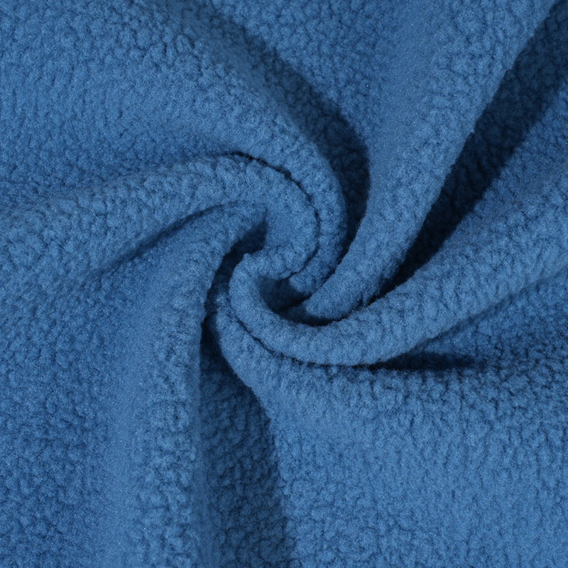 仿羊羔绒布面料时装外套卫衣面料鞋帽大颗粒羊羔绒布料产品图