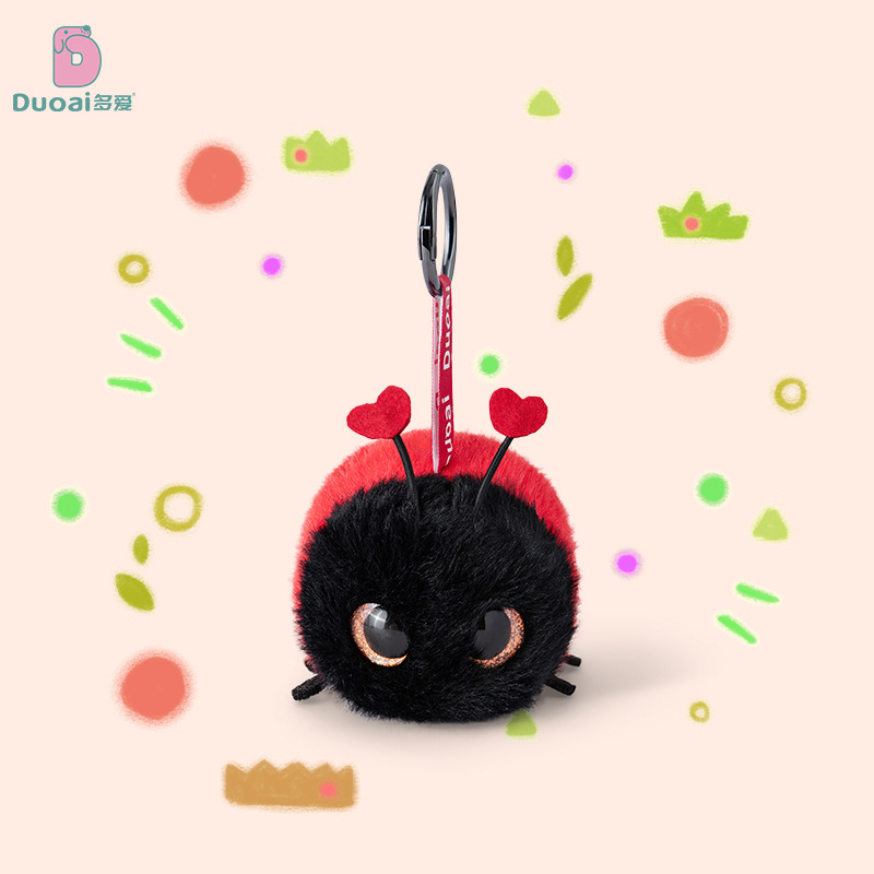 Wholesale of new Bug Garden plush toy pendants and cute bee exquisite hand figurines for backpacks Application Scenario