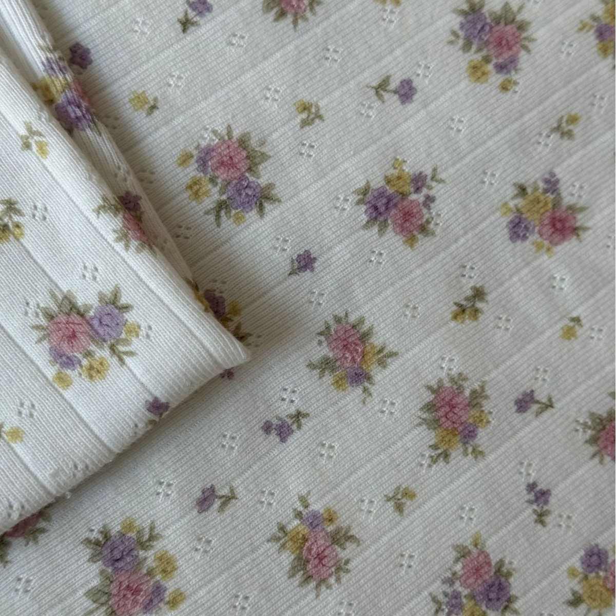 Korean-style small floral furniture and clothing sets, thin and breathable women's pajamas, sweet and stylish home fabric factory direct supply details Picture