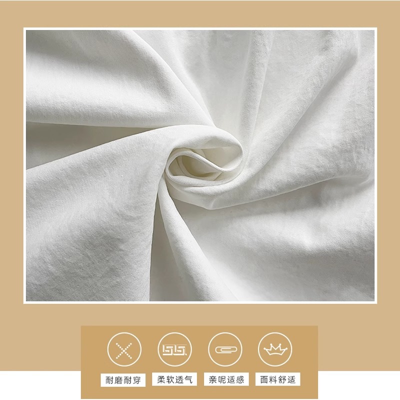 White, laid-back, flowing skirt for women's Spring and Autumn 2025 new style, concealing flaws and slimming, high-end, elegant and casual long dress Specification image