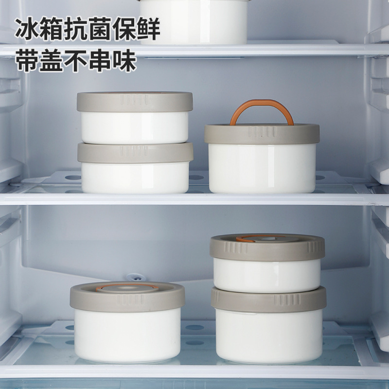 Caja de aislamiento de titanio puro transfronterizo al aire libre caja de almuerzo portátil con tapa redonda comida de grado alimenticio bento caja crisper Specification image