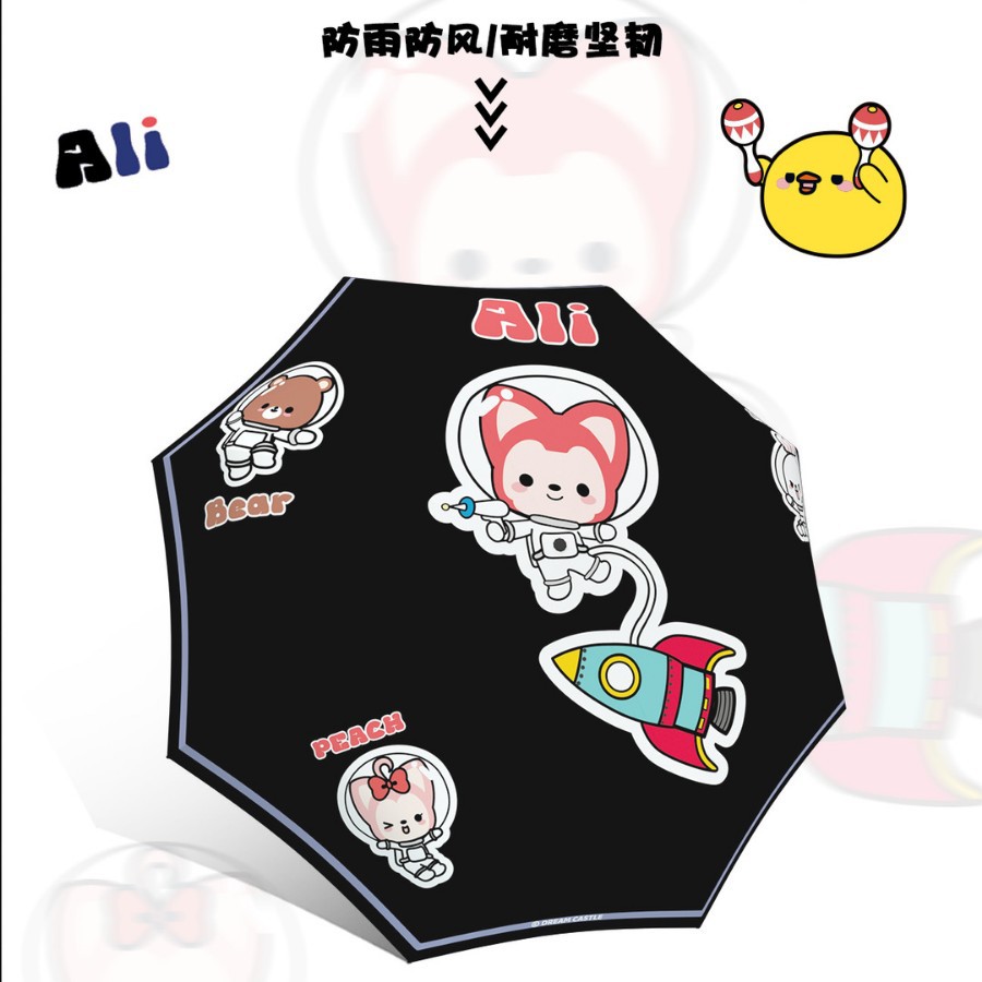 喷雾风扇伞/雨伞遮阳伞/电风扇伞/电筒/防嗮伞产品图