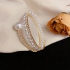 European and American Amazon personalized, fashionable, light luxury, versatile diamond-encrusted pearl elastic bracelet, gentle and elegant, design sense jewelry Specification image
