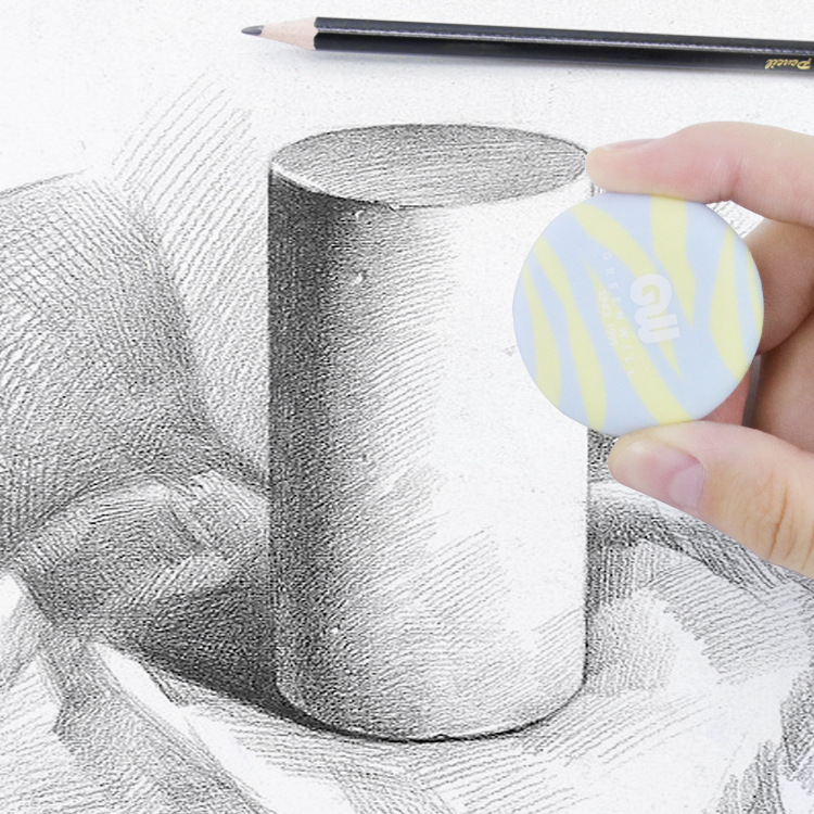 Yalong Cross-border Wholesale New Design round erasers, student TPR material erasers, school supplies, pencil erasers Item Picture
