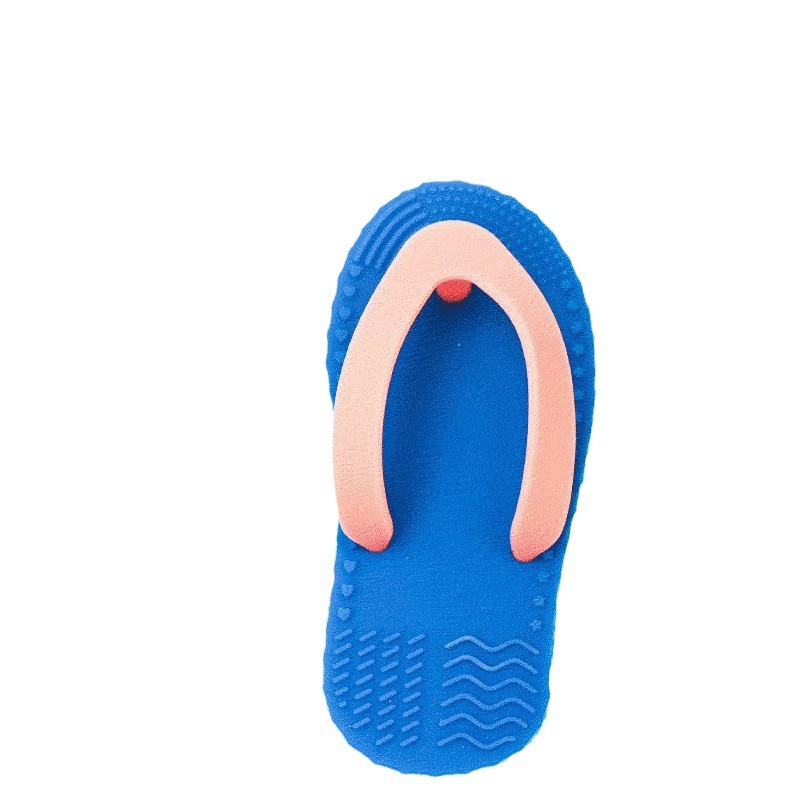 Cross-border baby and maternal products silicone teething rings, baby slippers teething rings, anti-biting, soft and safe Item Picture
