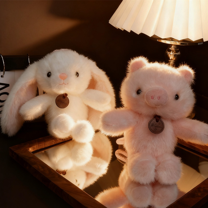 Palm Treasure dolls, plush toys, figurines, small pendants, bear bed dolls, pandas, rabbits, little pigs, monkeys Specification image