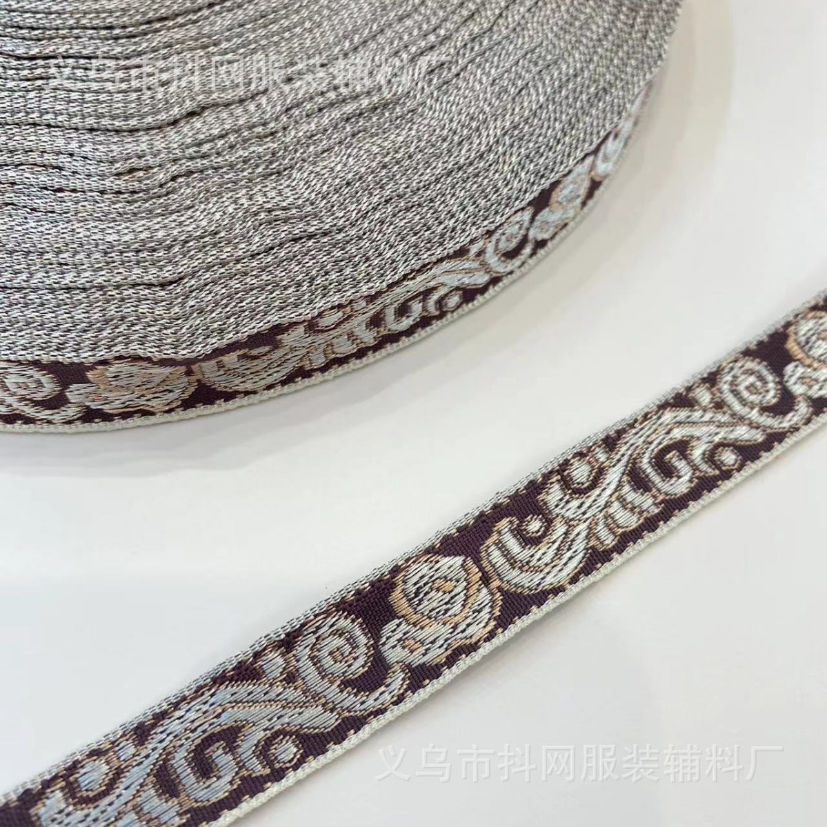 1.5cmDIY multicolor patrón étnico jacquard bordado correas adornos para el pelo adornos para la cabeza bolsos bordes accesorios venta al por mayor Application Scenario