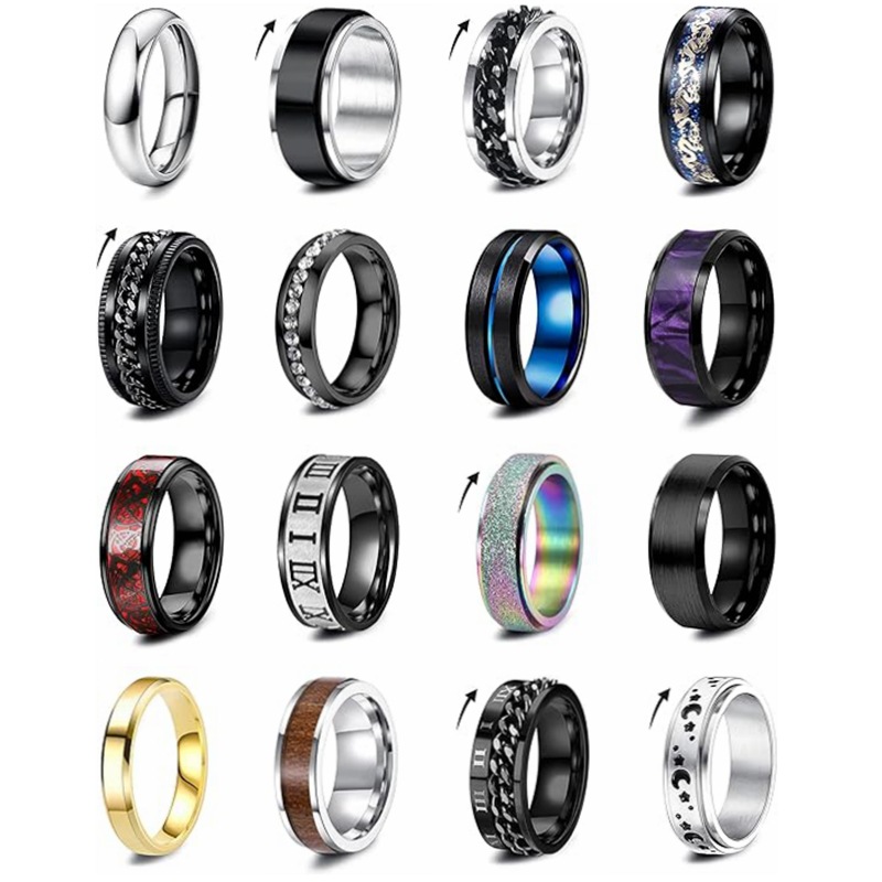 In 2024, we offer wholesale of best-selling cross-border Amazon jewelry items, including titanium steel rings and fashionable stainless steel jewelry from Europe and America