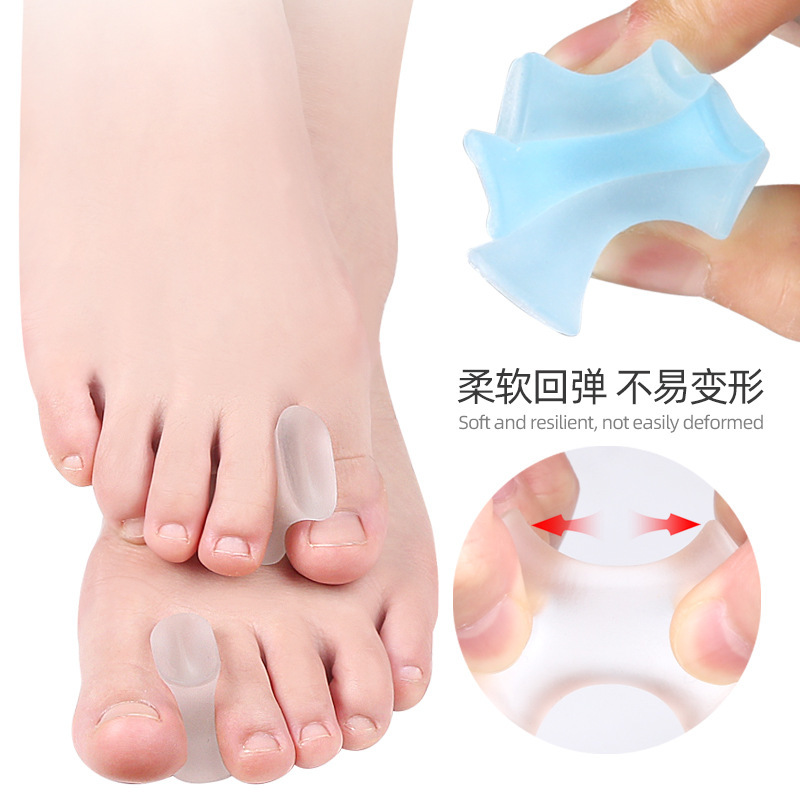 Adult and children's foot splitter, hallux valgus, toe stack orthosis, soft anti-friction toe splitter Specification image
