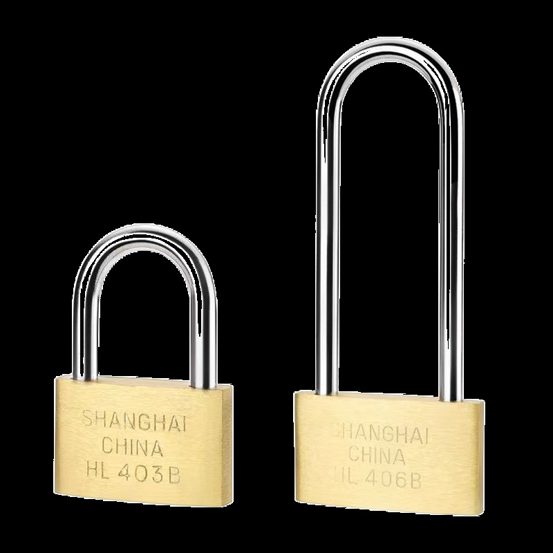 Copper lock, one-character cross copper padlock, student desk, school dormitory cabinet lock, drawer lock, electricity meter lock Item Picture
