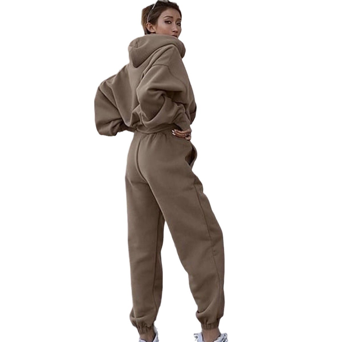 New casual hoodies, jackets and sportswear sets for women in the autumn and winter of 2025 for European and American foreign trade on Amazon and ebay are on sale Item Picture