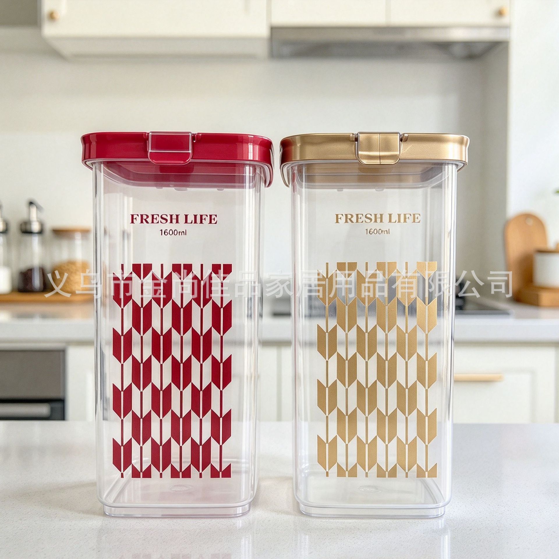 Multi-specification plastic sealed Storage jars for grains, snacks, kitchen storage, and food storage