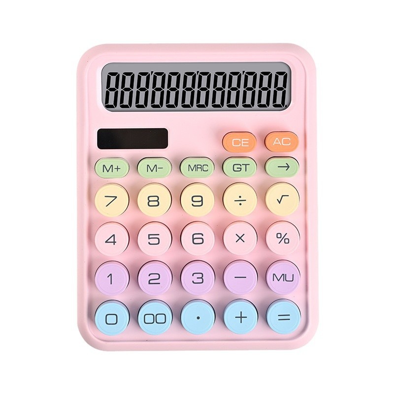 Dual-power calculator, dopamine-solar multi-functional computer large screen specially designed for financial accounting offices Item Picture