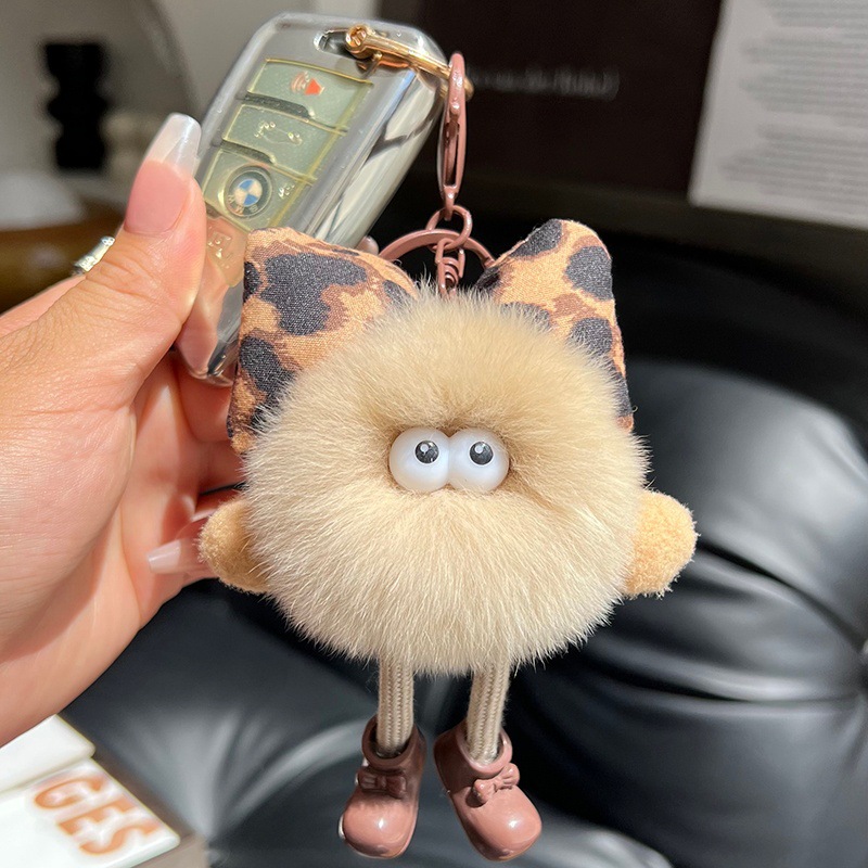 玩具/毛绒玩具/毛球/耳饰/毛绒细节图