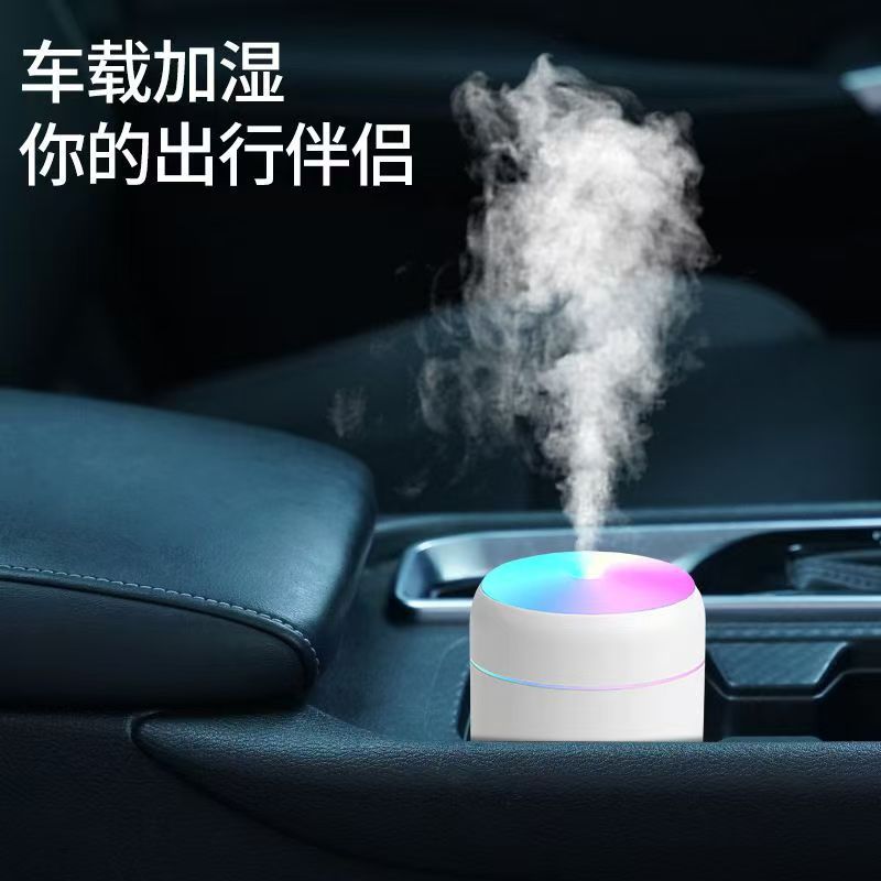 跨境炫彩加湿器迷你桌面静音家用香薰机车载喷雾器空气净化器礼品细节图