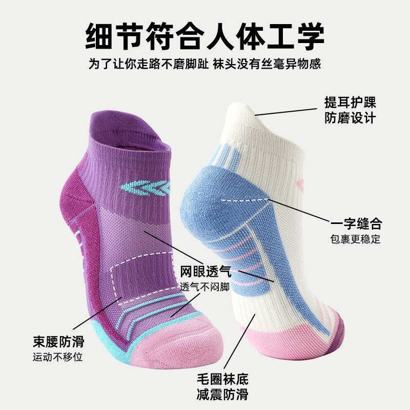 运动、休闲棉袜实物图