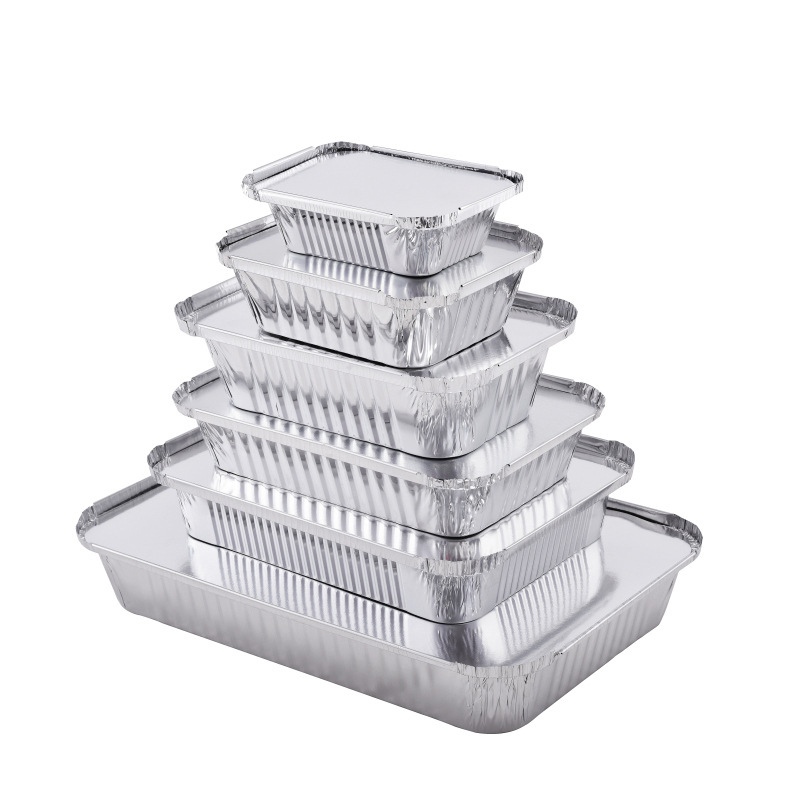 Kemai Multi-plate aluminum foil plate wholesale in full cases, disposable barbecue plate (RFE350), environmentally friendly material Item Picture