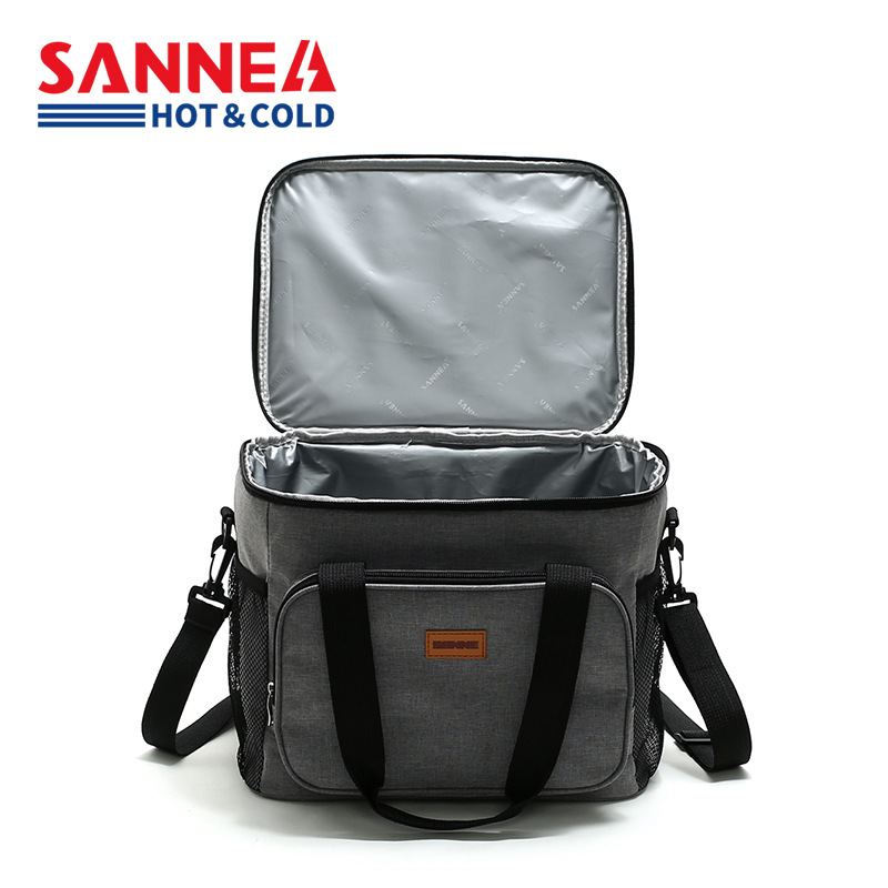 SAN Neng Outdoor Oxford Cloth Ice Pack, large capacity portable Lunch bag for heat and cold preservation, Amazon Cross-border Lunch box bag Item Picture