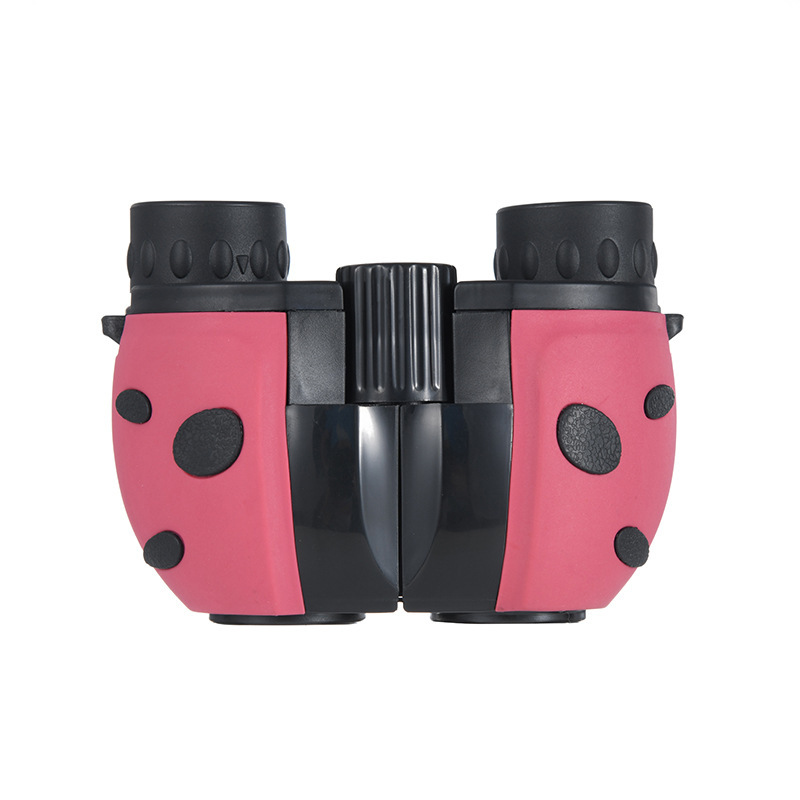 博冠望远镜蜂虎红色瓢虫造型双筒望远镜医用镜