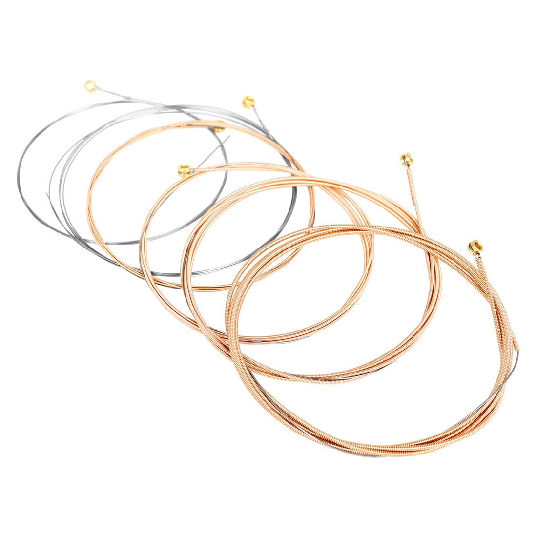 Cuerdas de guitarra de madera IRIN conjunto de 6 cuerdas folk fósforo cuerdas de cobre cuerdas de guitarra de aleación accesorios de guitarra set de cuerdas Item Picture