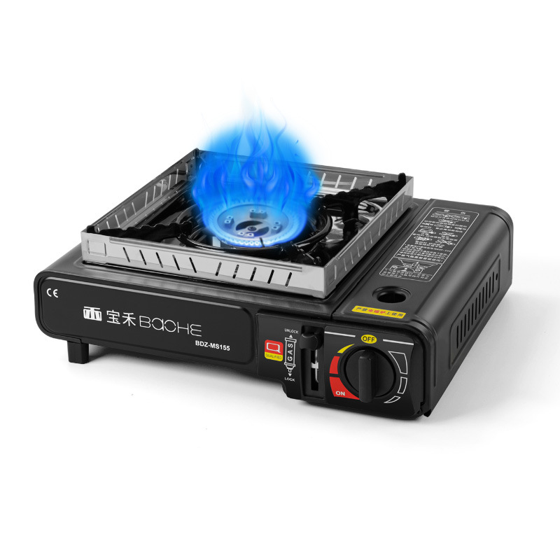 熄火保护双灶/燃气灶单灶/煤气灶/煤气灶天燃气灶/不锈钢天燃气灶白底实物图