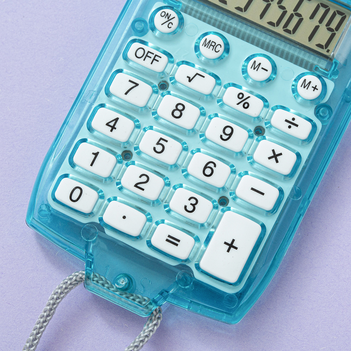 Colorido mini calculadora científica botón brillante portátil multifunción bobina de ordenador conveniente para el aprendizaje de la oficina Application Scenario