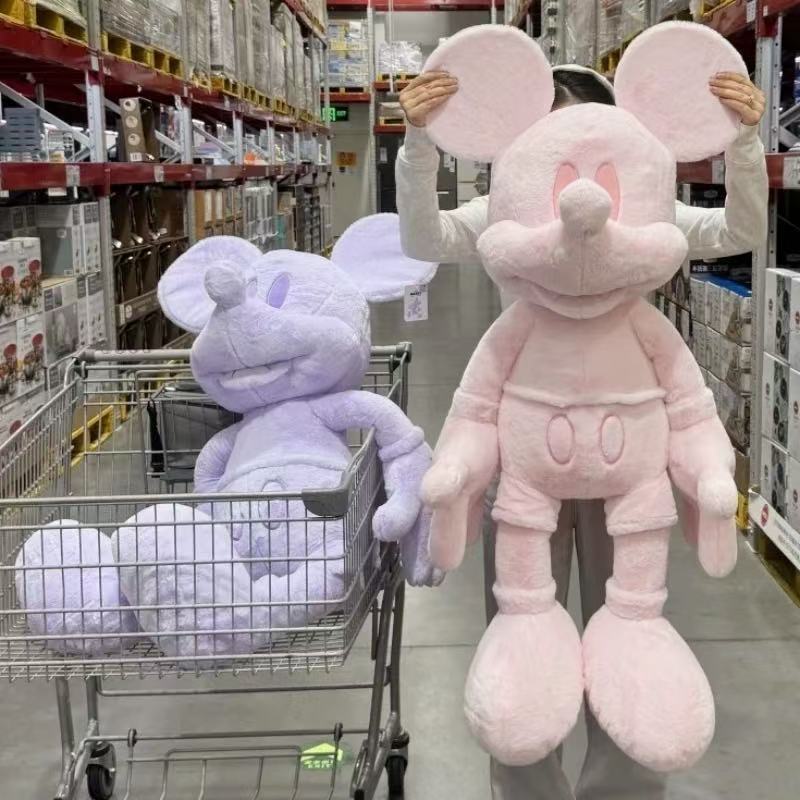 新款白色黑色米奇毛绒玩具公仔儿童布娃娃玩偶跨境批发生日礼物