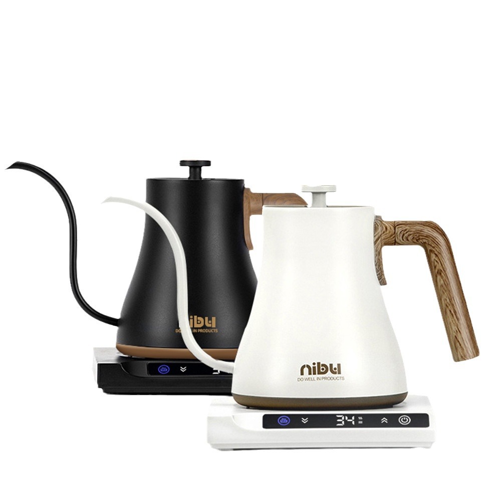 Nibu temperature-controlled Coffee hand-brewing Kettle Competition Edition Constant-temperature Coffee Brewing kettle Narrow-spout hand-brewing kettle 600ML Item Picture
