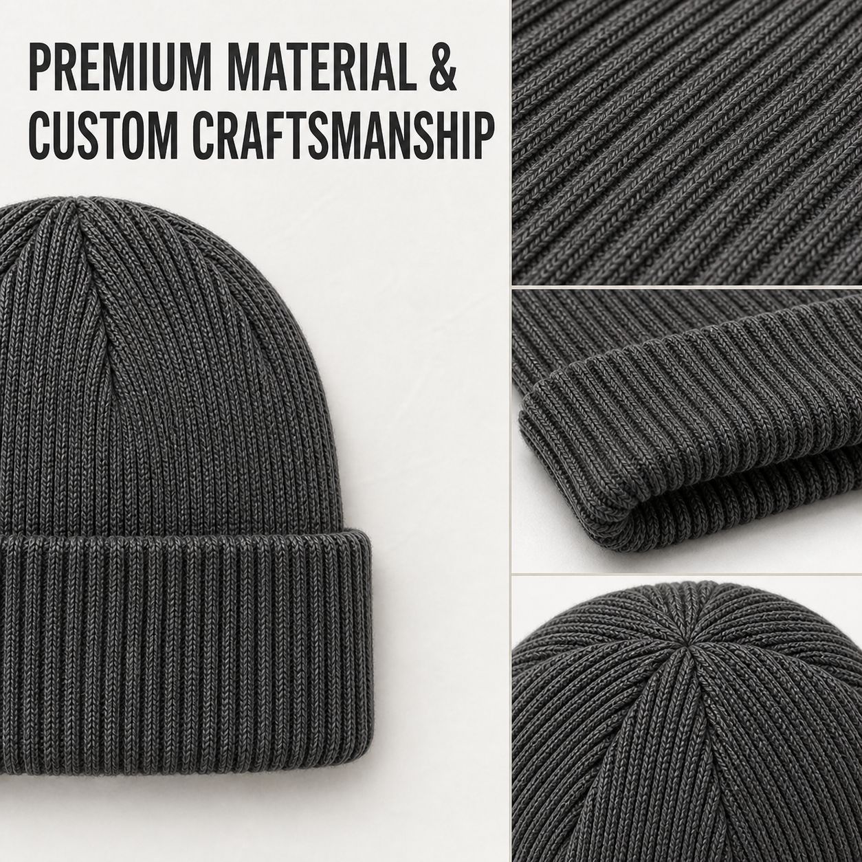 Autumn and winter fleece and thickened knitted hats, men's and women's ear-protecting hats, outdoor windproof woolen hats, cross-border customization and wholesale available Specification image