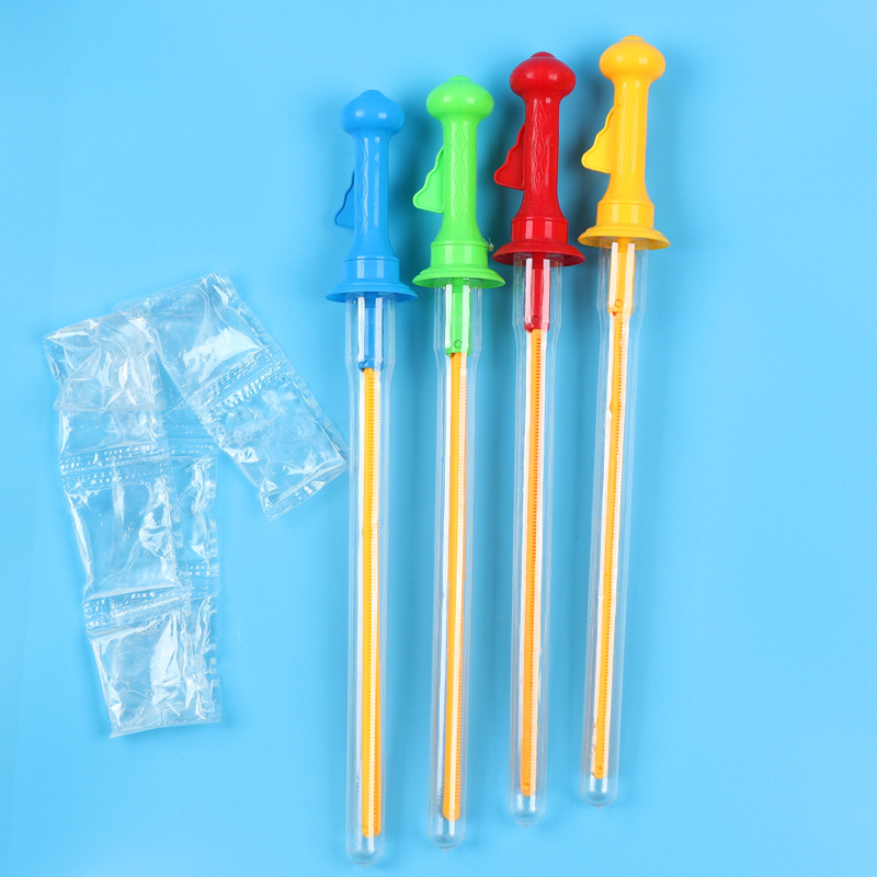 Extra-large 46CM sword-shaped bubble sticks, large seven-color bubble sticks, new summer bubble stall toys