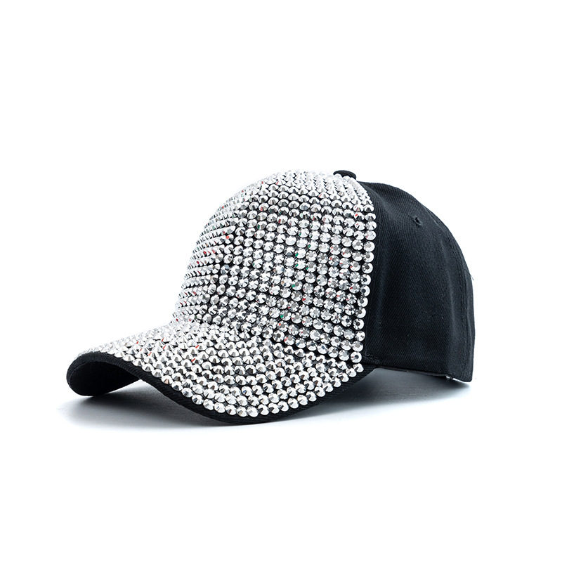 Huakai's Spring and summer new cross-border exclusive Korean-style trendy full diamond baseball cap and sunshade outdoor sun hat Specification drawing