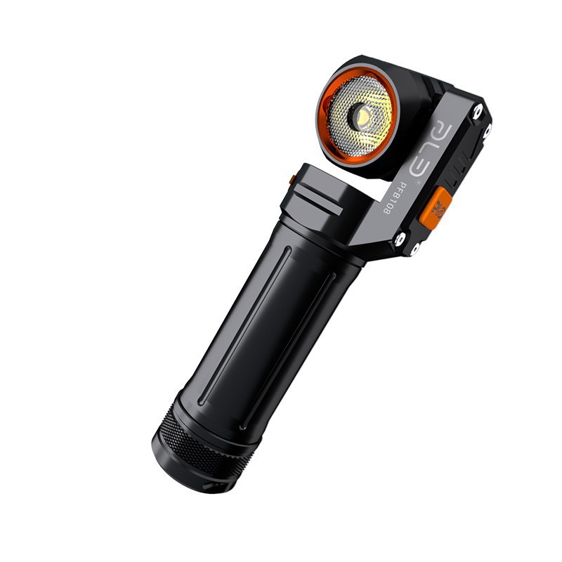 2026 Cross-border New dual-source flashlight, magnetic attraction strong light long-range outdoor portable rotating Maintenance flashlight Item Picture