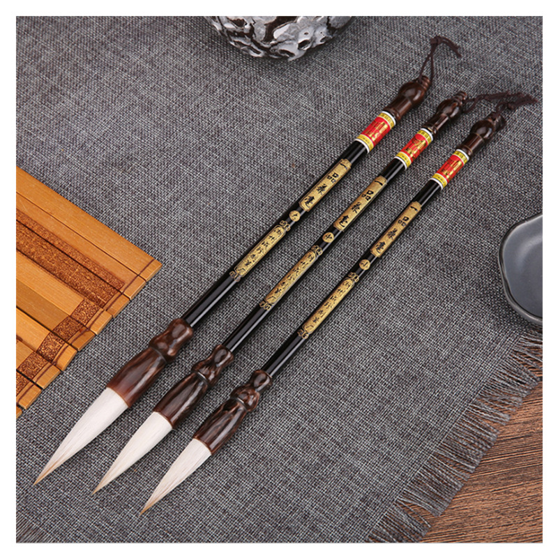 Chengzhen Yipin Jianmao high-quality goat hair brush, a fine pen for the Four Treasures of the study, a calligraphy practice pen for students details Picture