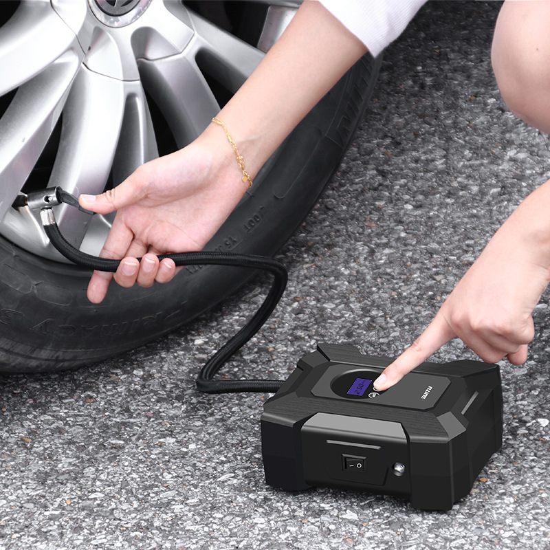 Car air pump, portable car electric tire, multi-functional air filling pump, 12v car air pump Application Scenario