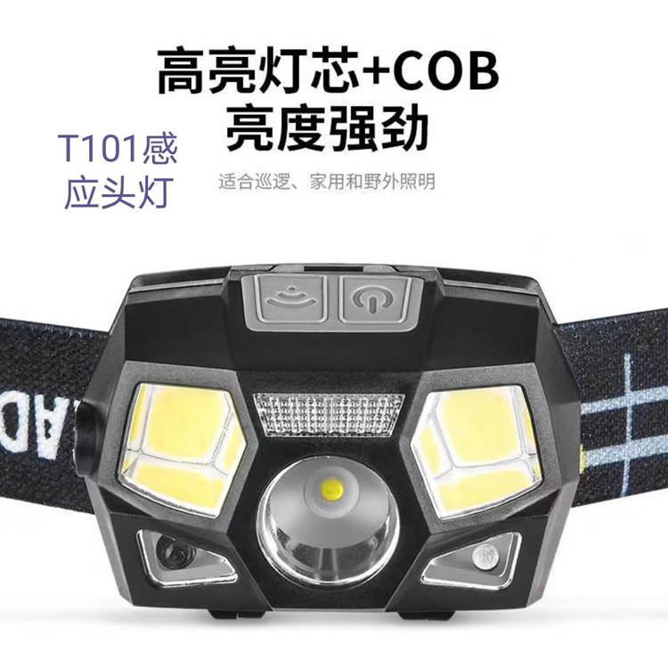 头灯、头戴式电筒实物图