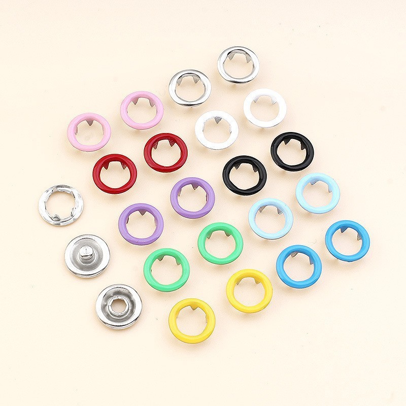 Five-claw buckle fitter set, seweless claw buckle baby clothes, bed sheets, quilt covers, zipper replacement, concealed buckle and child buckle accessories details Picture