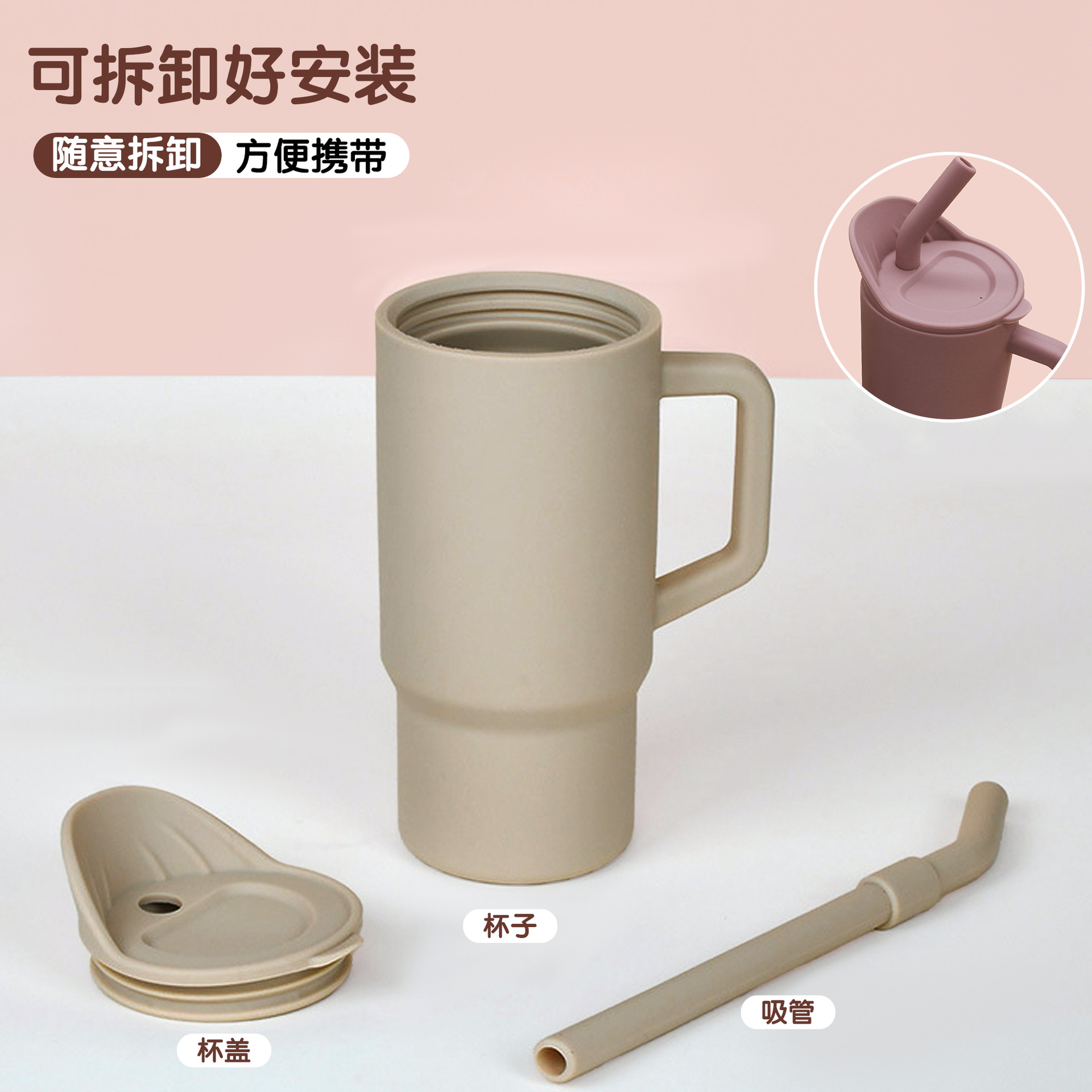 Cross-border silicone children's school drinking cups for over 6 months, baby duckbill cups, anti-choking and shock-resistant straw cups, factory direct sales Application Scenario
