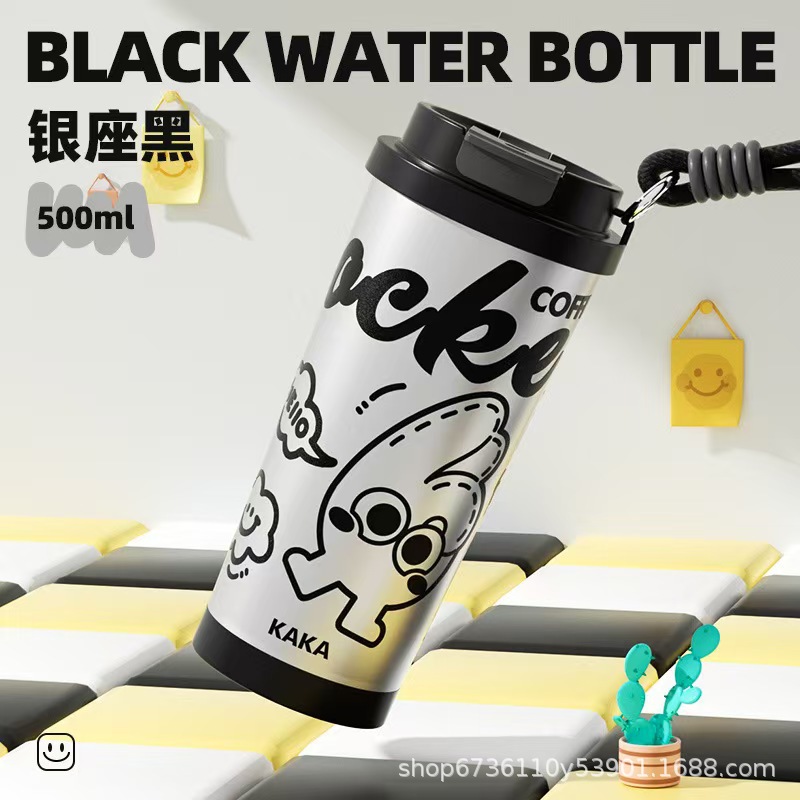 316 stainless steel coffee cup, with a unique design sense and high aesthetic standards, is a thermos cup for both men and women Specification image