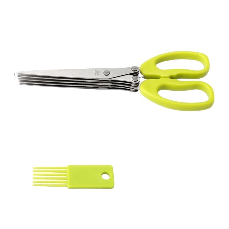 烧烤强力剪葱花专用厨房剪刀辅食剪多功能不锈钢剪子家居日用大头