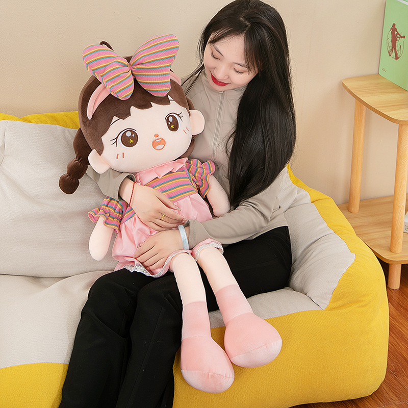 跨境新款可爱棉花娃娃菲儿玩偶毛绒玩具公仔房间摆件女生生日礼物产品图