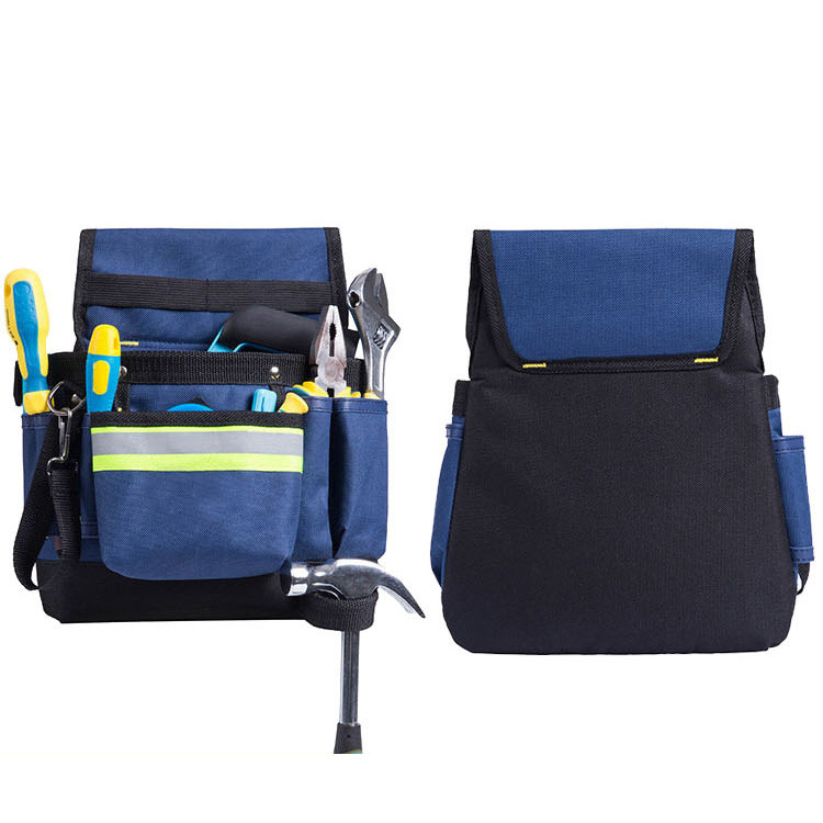 Bolun manufacturer's hardware repair electrician tool bag, Oxford cloth wallpaper tool waist bag, multi-functional waterproof tool bag Specification drawing