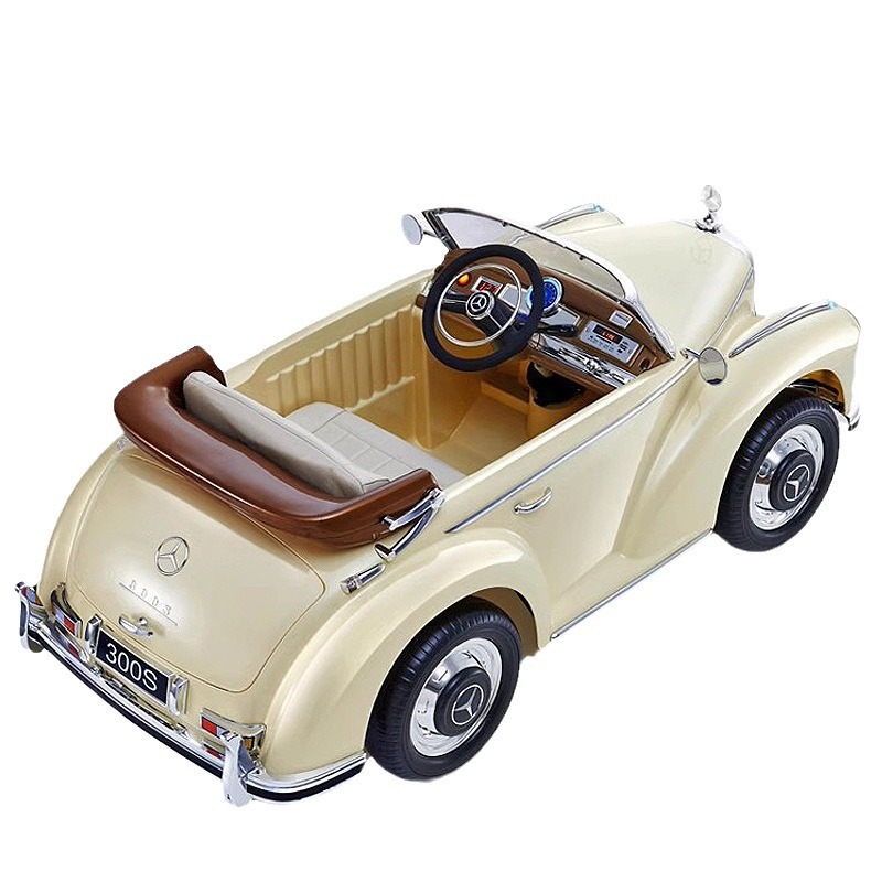 Benz奔驰老爷车儿童电动车四轮带遥控宝宝玩具小孩汽车可坐人详情图4