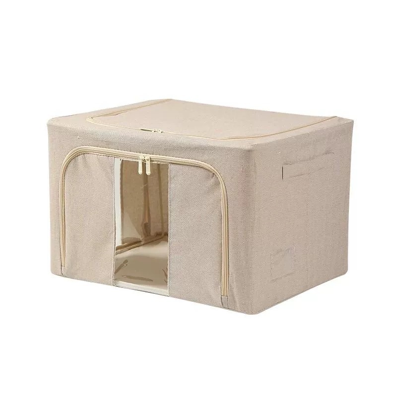 Loulan Baina Box three-door clothing wardrobe organization box, quilt storage box, sweater thickened large-capacity storage box Item Picture