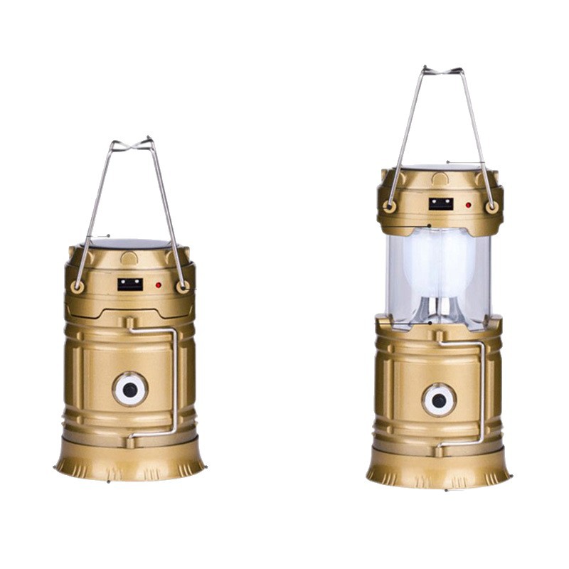 The new outdoor lantern 5800 camping lamp, solar-charged LED camping tent, multi-functional portable stretching lamp Specification image